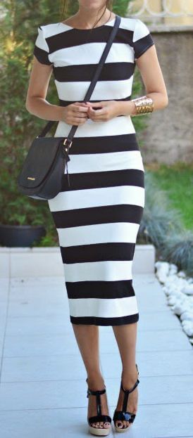 Hot Summer Stripe Dress