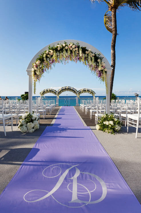 Wedding Beach Destinations: This is Lush Lavender Beach Wedding, Bahamas by Colin Cowie Weddings. Check out more romantic beach wedding destinations on Worthminer.com