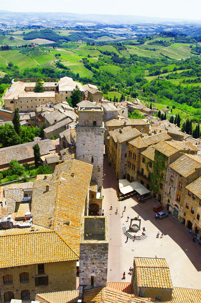 San Gimigniano, medieval town of Tuscany, Italy